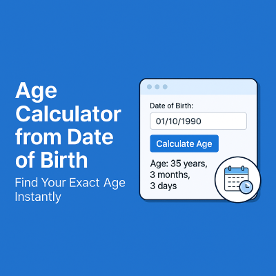 age calculator from date of birth